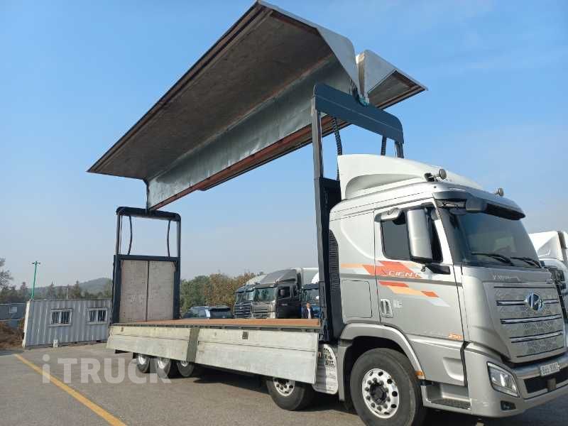 현대 엑시언트 프로 540 앞축 상승윙바디 25톤 오토 리타더 1