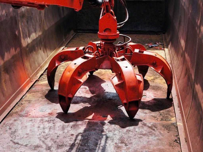 현대 트라고 집게차 410 9.5톤 수동 없음(순정) 9