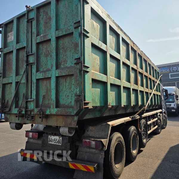 현대 엑시언트 암롤 540 25톤 오토 리타더 앞축 50루베 2