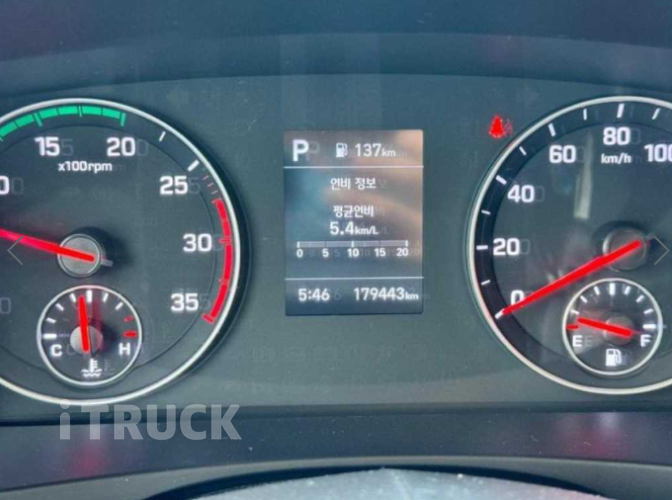 현대 올뉴마이티 3.5톤 광폭 냉동탑 9