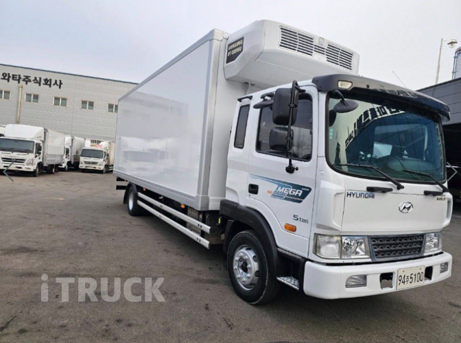 현대 메가트럭 280 단바리 냉동탑 5톤 수동 2