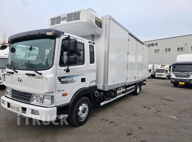 현대 메가트럭 280 단바리 냉동탑 5톤 수동 0