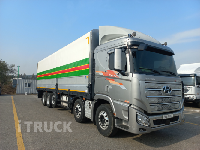 현대 엑시언트 540 앞축 상승윙바디 25톤 오토