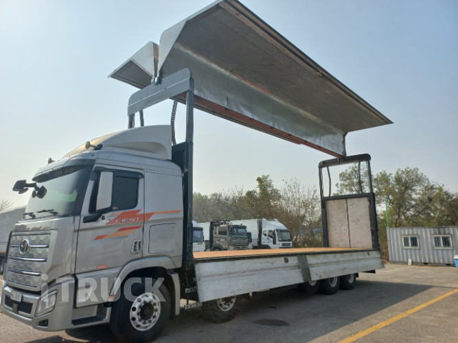 현대 엑시언트 540 앞축 상승윙바디 25톤 오토 10