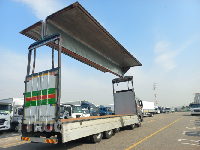 현대 엑시언트 540 앞축 상승윙바디 25톤 오토 5