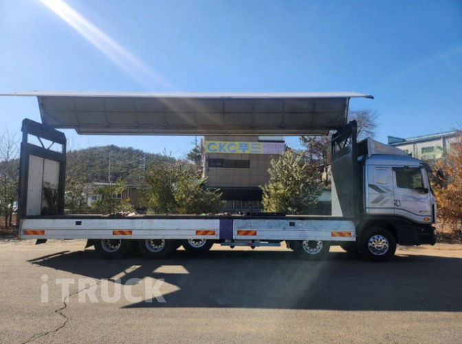 타타대우 프리마 560 앞축 상승윙바디 25톤 오토 4