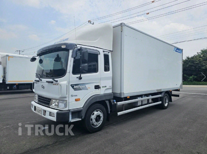 현대 메가트럭 280 단바리 익스하이탑 5톤 수동