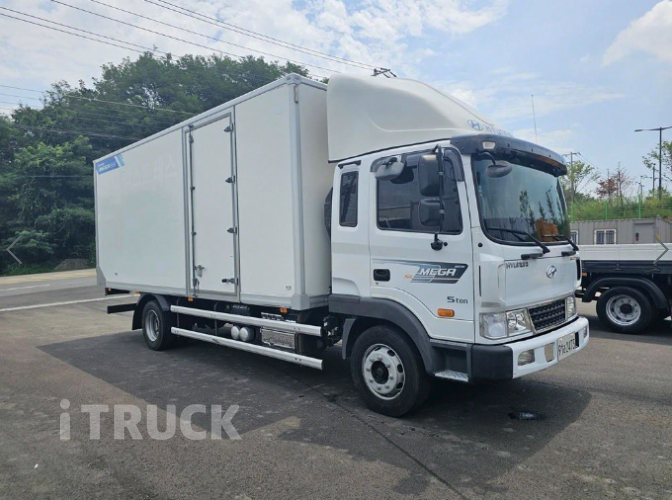 현대 메가트럭 280 단바리 익스하이탑 5톤 수동 1