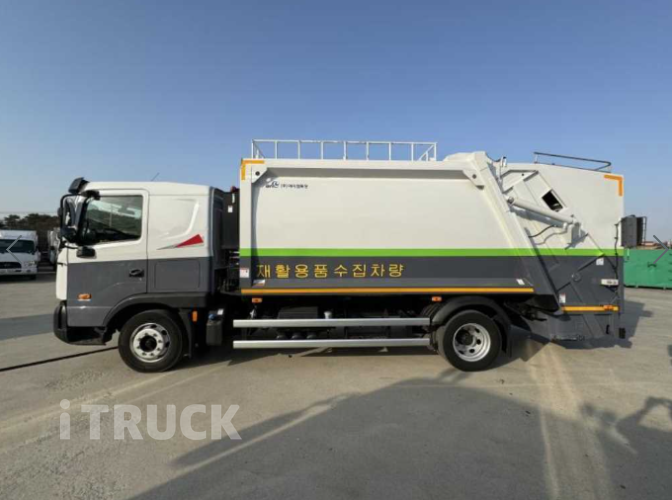 현대 압축진개 파비스 5톤 밀판식 배출 9