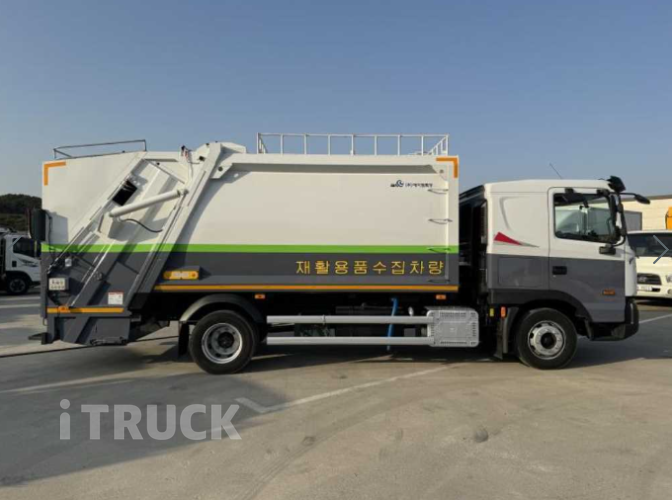 현대 압축진개 파비스 5톤 밀판식 배출 8