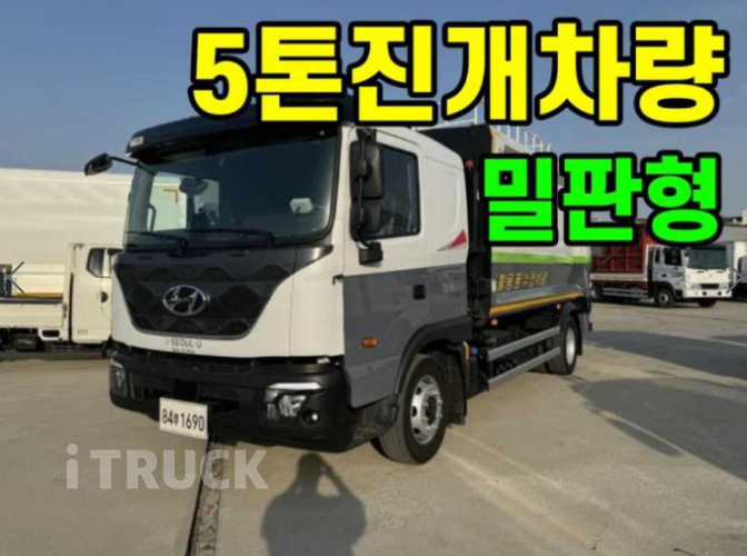 현대 압축진개 파비스 5톤 밀판식 배출 4