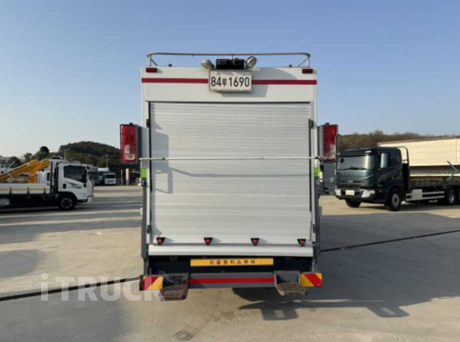 현대 압축진개 파비스 5톤 밀판식 배출 7