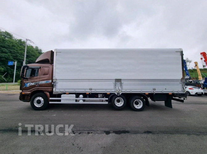 타타대우 구쎈 320 앞축 윙바디 8.5톤 오토 2