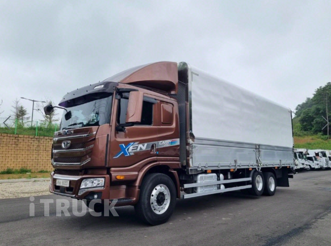 타타대우 구쎈 320 앞축 윙바디 8.5톤 오토 0