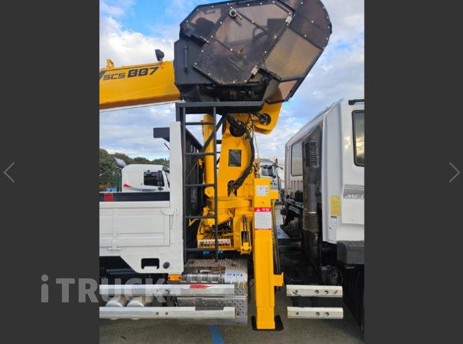 현대 카고크레인 수산중공업 메가트럭 5톤 7