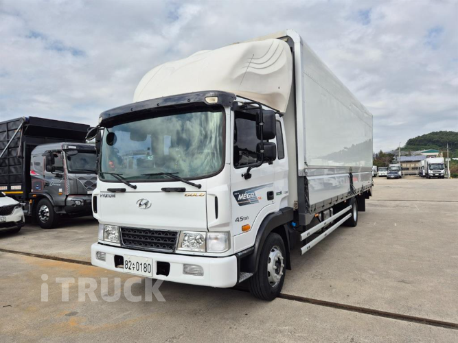 현대 메가트럭 280 단바리 윙바디 4.5톤 수동 0