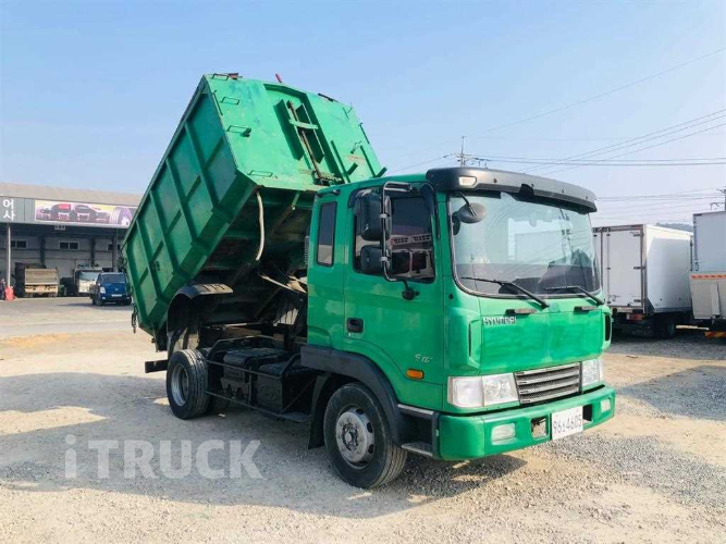 현대 메가트럭 진개덤프 270 5톤 수동 단바리 6