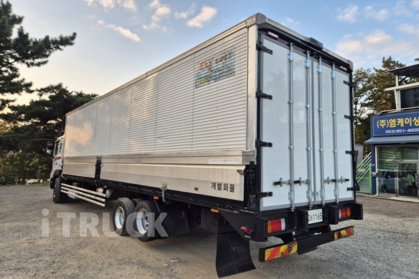 현대 메가트럭 와이드캡 280 후축 윙바디 4.5톤 수동 4