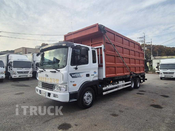 현대 메가트럭 집게차 280 5톤 수동 히아브 3