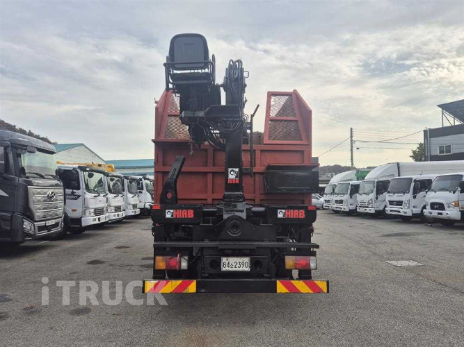 현대 메가트럭 집게차 280 5톤 수동 히아브 5