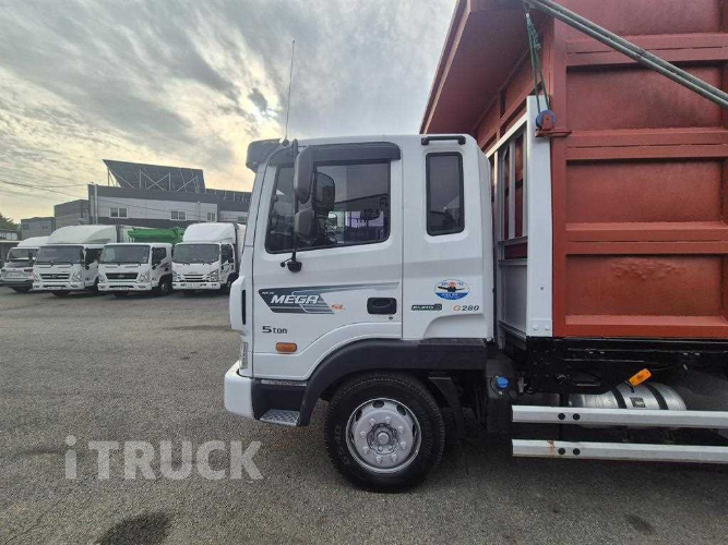 현대 메가트럭 집게차 280 5톤 수동 히아브 7