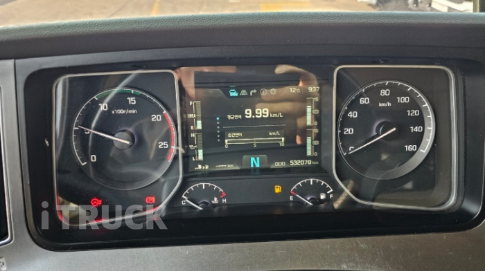 현대 엑시언트 540 앞축 상승윙바디 25톤 오토 리타더 17