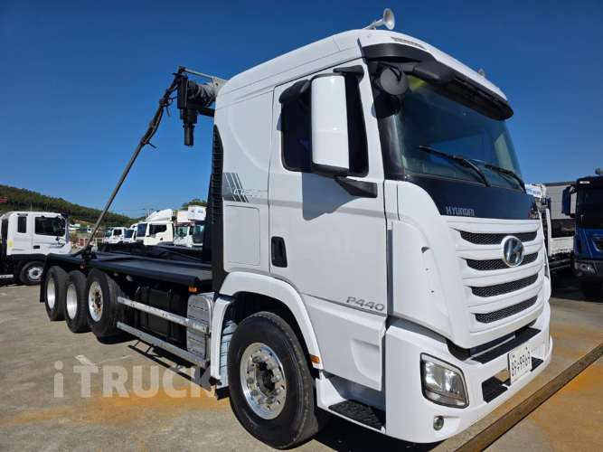 현대 트라고 암롤 440 26톤 수동 앞축 2