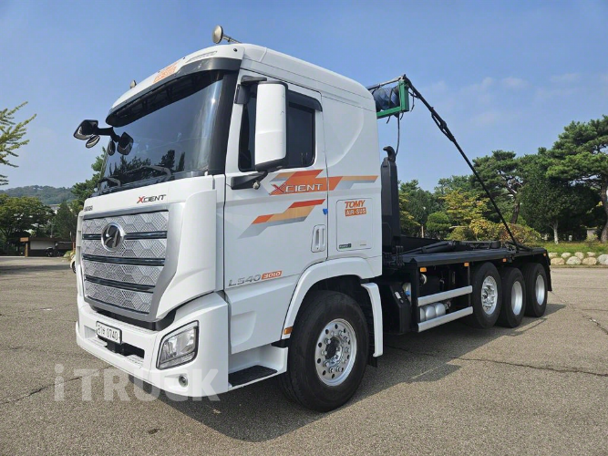 현대 엑시언트 암롤 540 24톤 오토 앞축 0