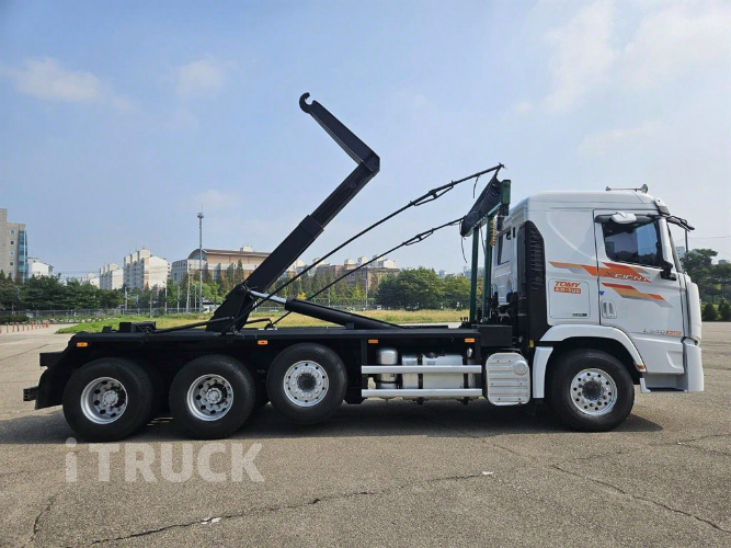 현대 엑시언트 암롤 540 24톤 오토 앞축 7