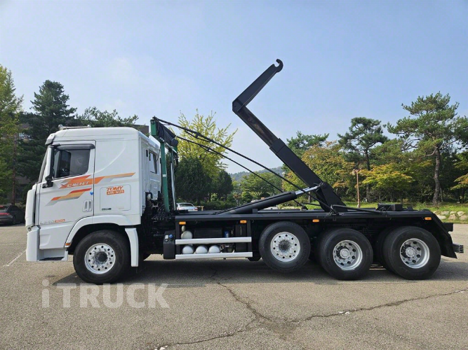 현대 엑시언트 암롤 540 24톤 오토 앞축 6