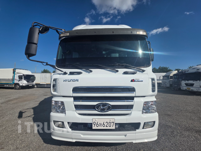 현대 트라고 420 후축 윙바디 17톤 오토 2