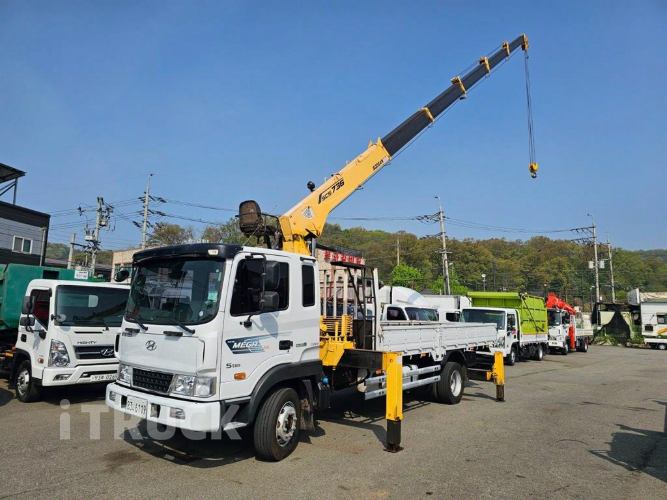 현대 카고크레인 없음(순정) 메가트럭 5톤 7