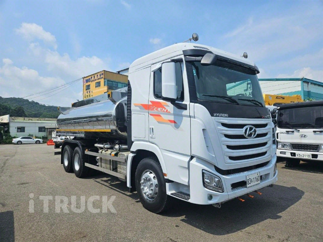 현대 살수차 엑시언트 스텐탱크 15,200L 수동 2