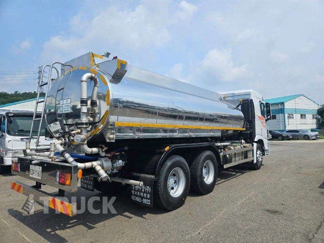 현대 살수차 엑시언트 스텐탱크 15,200L 수동 5