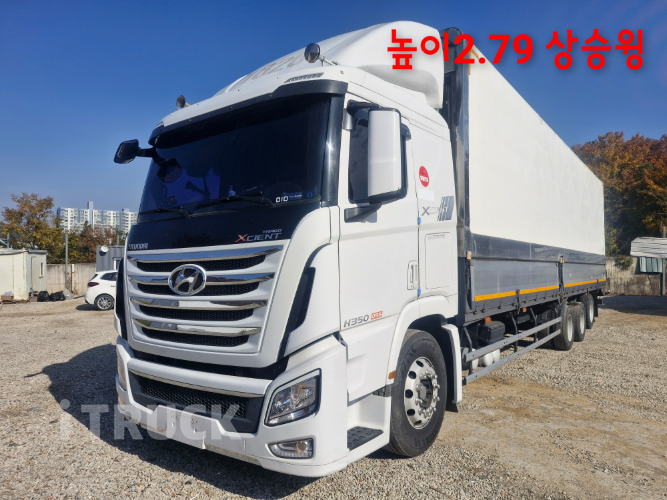 현대 엑시언트 350 후축 상승윙바디 12.1톤 수동