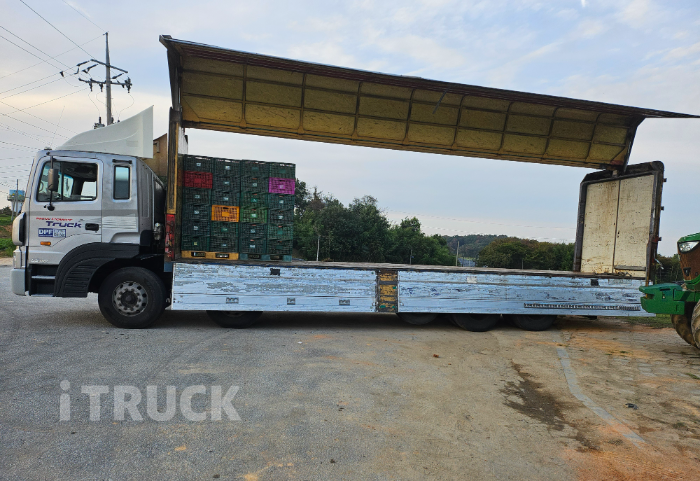 현대 뉴파워트럭 앞축 윙바디 25톤 수동 3