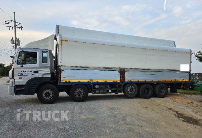 현대 뉴파워트럭 앞축 윙바디 25톤 수동