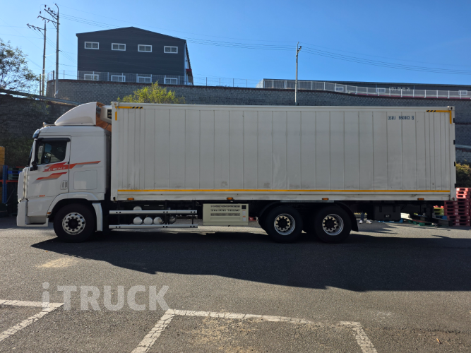 현대 엑시언트 430 십바리 냉동 컨테이너탑 14톤 오토 6