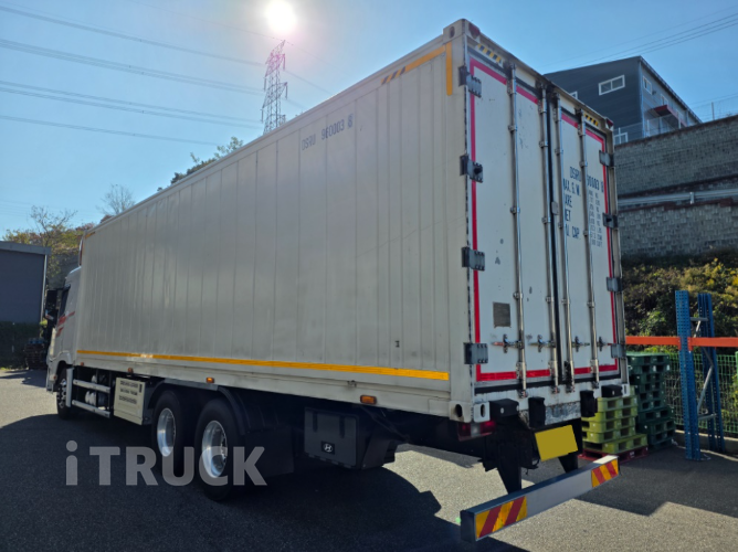 현대 엑시언트 430 십바리 냉동 컨테이너탑 14톤 오토 5