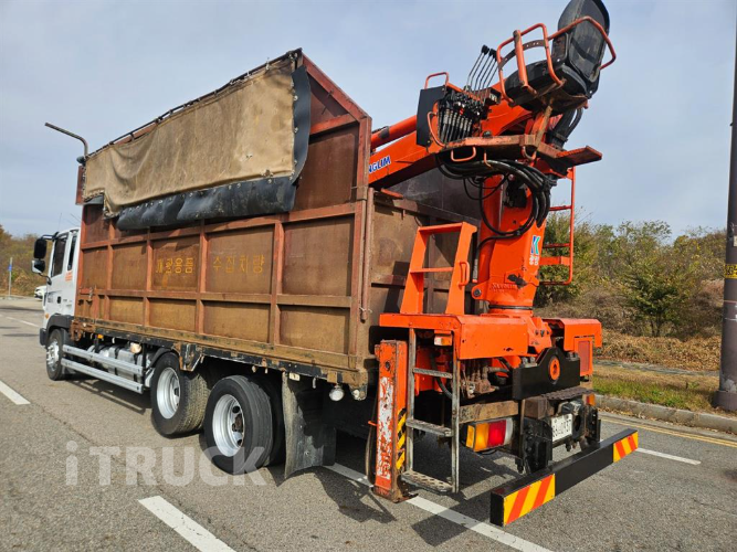 현대 메가트럭 집게차 280 4.5톤 수동 없음(순정) 6