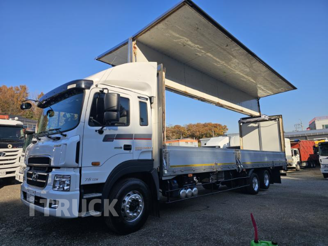 현대 메가트럭 와이드캡 300 후축 윙바디 7.5톤 수동 8