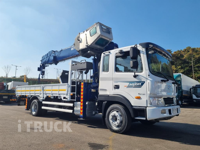 현대 카고크레인 없음(순정) 메가트럭 5톤 4