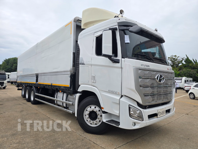 현대 엑시언트 420 후축 윙바디 17톤 오토