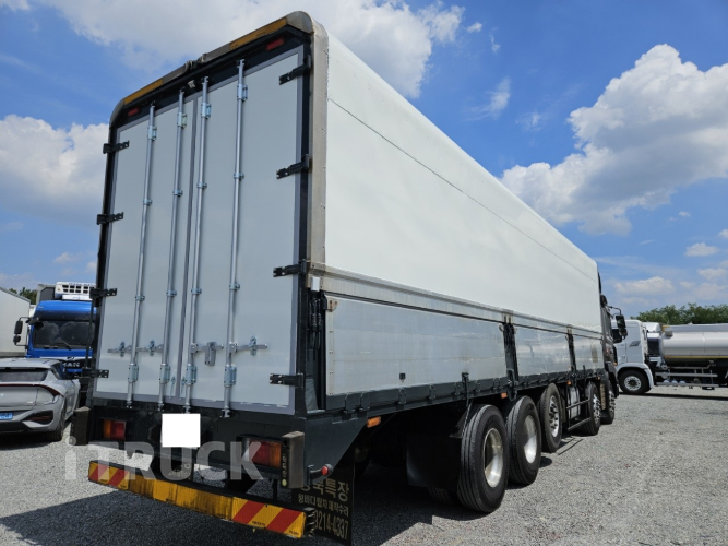 현대 트라고 520 앞축 윙바디 25톤 오토 리타더 6