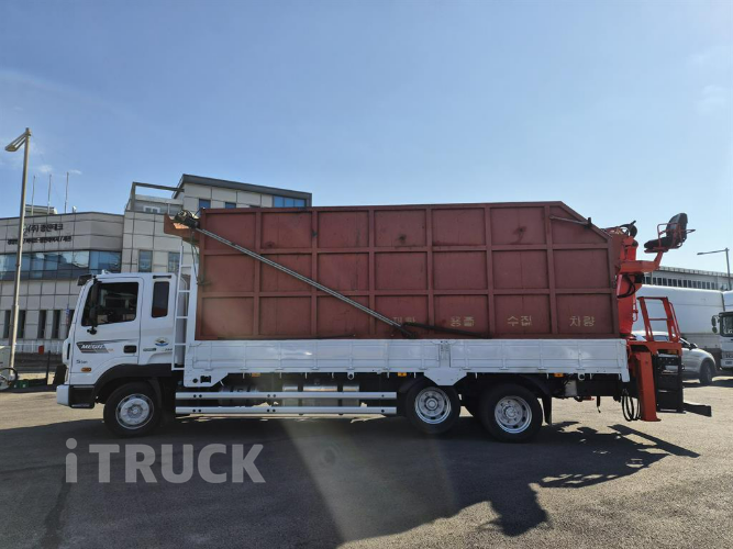 현대 메가트럭 집게차 280 5톤 수동 광림1204 3