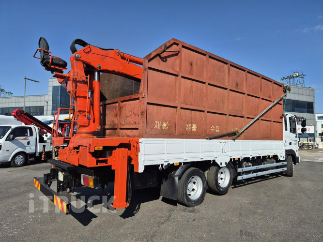 현대 메가트럭 집게차 280 5톤 수동 광림1204 5