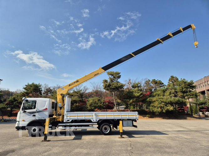 현대 카고크레인 수산746L 파비스 5톤 9