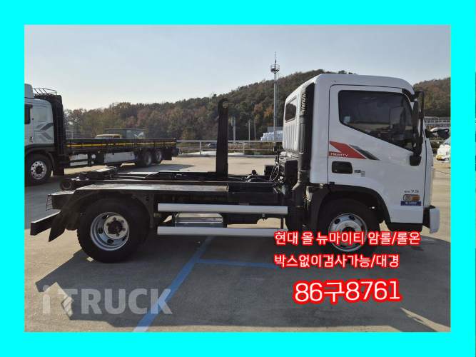 현대 올뉴마이티 암롤 3.5톤 수동 단바리 0