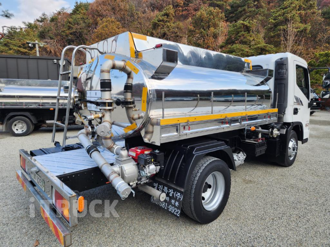 현대 살수차 올뉴마이티 스텐탱크 4,000L 수동 6