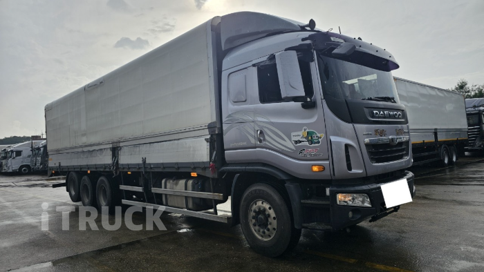 타타대우 프리마 420 후축 윙바디 14톤 오토